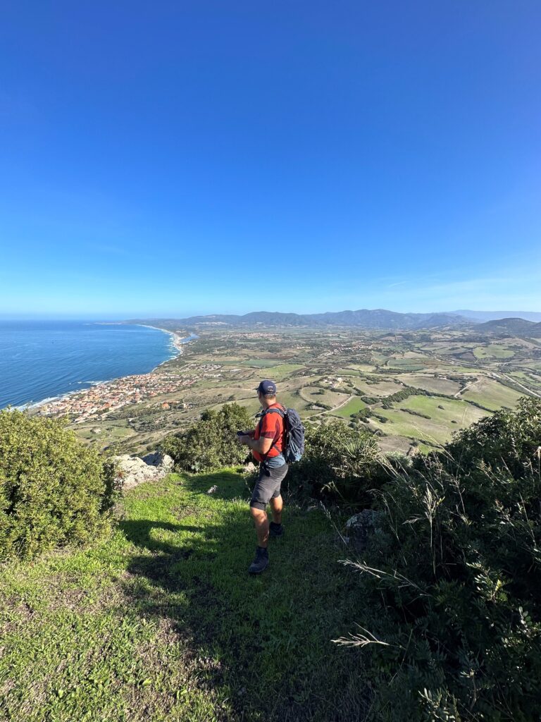 Gio Silanesu Coaching runs retreats in Sardina Italy - including hiking in the mountains over the beaches